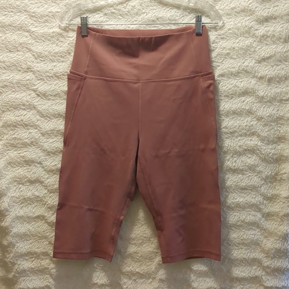 🆕 CRZ YOGA Capri Legging SZ XL 14 Dusty Rose New NWT Shorts